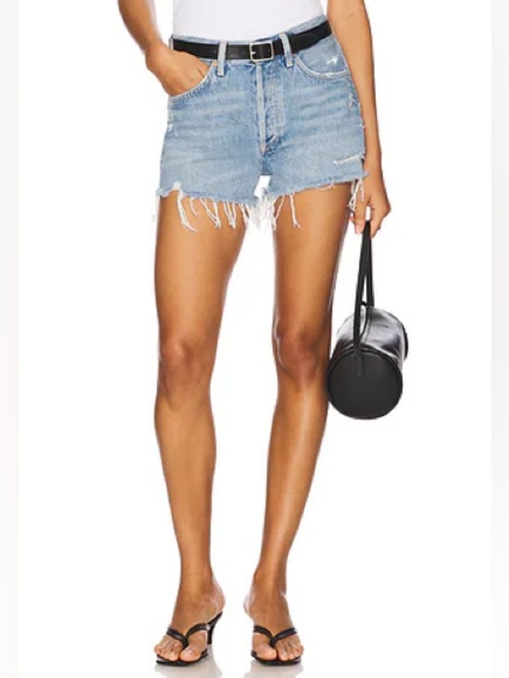 Agolde Parker Vintage Cutoff Short in Swapmeet